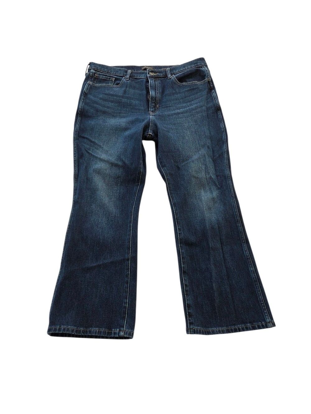 Banana Republic High Rise Crop Boot Jeans Sz 33 Stretch Flare Denim 34x27
